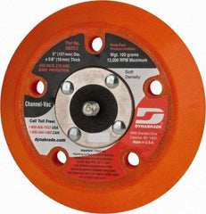 Dynabrade - 5" Diam Disc Backing Vacuum Replacement Pad - Soft Density, 12,000 RPM - Americas Industrial Supply