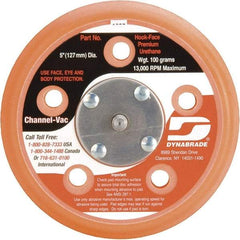Dynabrade - 5" Diam Disc Backing Vacuum Replacement Pad - Soft Density, 12,000 RPM - Americas Industrial Supply