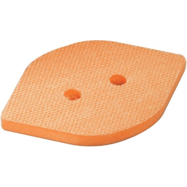 Dynabrade - 2-3/8" Wide, 3-3/4" Long, Tear Drop, Hook & Loop Face Conversion Backing Pad - Americas Industrial Supply
