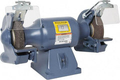 Baldor - 8" Wheel Diam x 1" Wheel Width, 3/4 hp Grinder - 3/4" Arbor Hole Diam, 1 Phase, 1,800 Max RPM, 115/230 Volts - Americas Industrial Supply