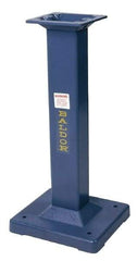 Baldor - 15-3/4 Inch Wide x 14 Inch Deep, Machine Pedestal Stand - Compatible with 6, 7, 8 and 10 Inch Grinders - Americas Industrial Supply