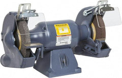 Baldor - 10" Wheel Diam x 1" Wheel Width, 1-1/2 hp Grinder - 7/8" Arbor Hole Diam, 3 Phase, 1,800 Max RPM, 208/230/460 Volts - Americas Industrial Supply