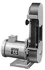 Baldor - 48 Inch Long x 2 Inch Wide Belt Grinder - 1.5 hp, 208/230/460 Volts, 3600 RPM Disc Speed, Vertical Belt, 6,000, 6300 Ft. per Min Belt Speed - Americas Industrial Supply