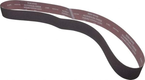 Norton - 2" Wide x 60" OAL, 60 Grit, Aluminum Oxide Abrasive Belt - Aluminum Oxide, Medium, Coated, X Weighted Cloth Backing, Series R228 - Americas Industrial Supply