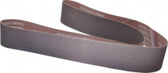 Norton - 2-1/2" Wide x 60" OAL, 80 Grit, Aluminum Oxide Abrasive Belt - Aluminum Oxide, Medium, Coated, X Weighted Cloth Backing, Series R228 - Americas Industrial Supply