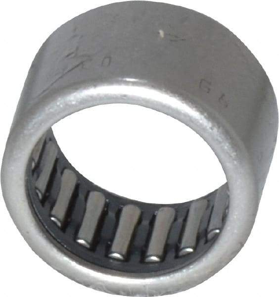 IKO - 0.472" Bore Diam, 1,110 Lb. Dynamic Capacity, 12 x 16 x 10mm, Caged, Open End, Shell Needle Roller Bearing - 0.63" Outside Diam, 0.394" Wide - Americas Industrial Supply