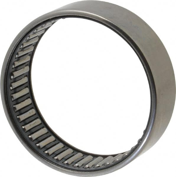 IKO - 2.165" Bore Diam, 7,100 Lb. Dynamic Capacity, 55 x 63 x 20mm, Caged, Open End, Shell Needle Roller Bearing - 2.48" Outside Diam, 0.787" Wide - Americas Industrial Supply