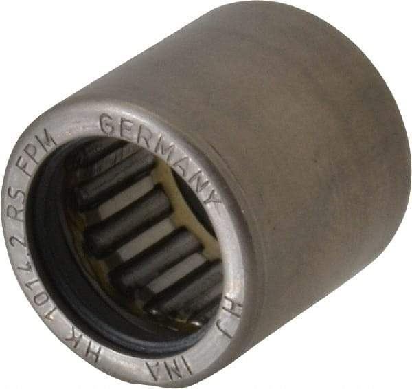 INA Bearing - 0.394" Bore Diam, 990 Lb. Dynamic Capacity, 10 x 14 x 14mm, Caged, Double Seal, Open End, Shell Needle Roller Bearing - 0.551" Outside Diam, 0.551" Wide - Americas Industrial Supply