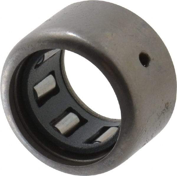 IKO - 5/16" Bore Diam, 650 Lb. Dynamic Capacity, 5/16 x 1/2 x 5/16", Caged, Open End, Shell Needle Roller Bearing - 1/2" Outside Diam, 5/16" Wide - Americas Industrial Supply