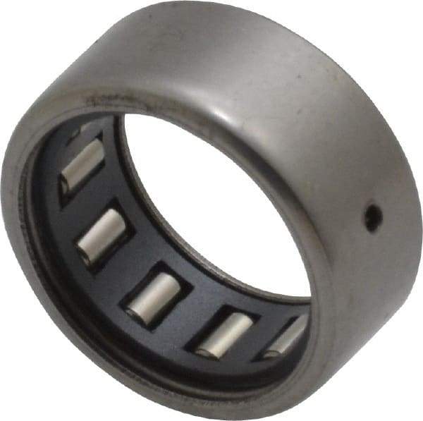 IKO - 1/2" Bore Diam, 820 Lb. Dynamic Capacity, 1/2 x 11/16 x 5/16", Caged, Open End, Shell Needle Roller Bearing - 11/16" Outside Diam, 5/16" Wide - Americas Industrial Supply