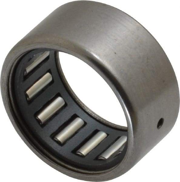 IKO - 3/4" Bore Diam, 2,210 Lb. Dynamic Capacity, 3/4 x 1 x 1/2", Caged, Open End, Shell Needle Roller Bearing - 1" Outside Diam, 1/2" Wide - Americas Industrial Supply