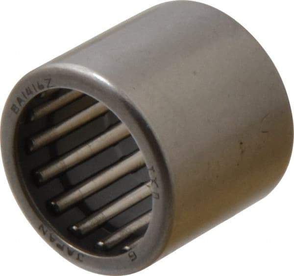 IKO - 7/8" Bore Diam, 4,950 Lb. Dynamic Capacity, 7/8 x 1-1/8 x 1", Caged, Open End, Shell Needle Roller Bearing - 1-1/8" Outside Diam, 1" Wide - Americas Industrial Supply