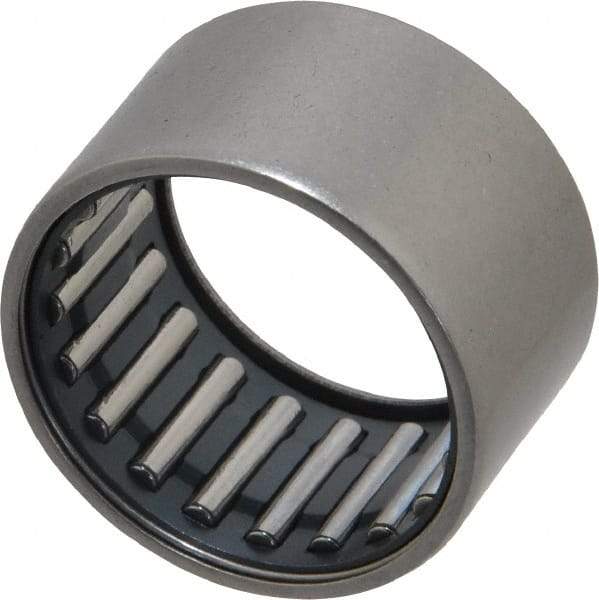 IKO - 1" Bore Diam, 4,150 Lb. Dynamic Capacity, 1 x 1-1/4 x 3/4", Caged, Open End, Shell Needle Roller Bearing - 1-1/4" Outside Diam, 3/4" Wide - Americas Industrial Supply