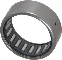 IKO - 1" Bore Diam, 2,850 Lb. Dynamic Capacity, 1 x 1-1/4 x 1/2", Caged, Open End, Shell Needle Roller Bearing - 1-1/4" Outside Diam, 1/2" Wide - Americas Industrial Supply