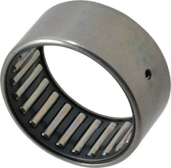 IKO - 1-3/4" Bore Diam, 9,300 Lb. Dynamic Capacity, 1-3/4 x 2-1/8 x 1", Caged, Open End, Shell Needle Roller Bearing - 2-1/8" Outside Diam, 1" Wide - Americas Industrial Supply