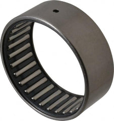 IKO - 2-1/4" Bore Diam, 11,300 Lb. Dynamic Capacity, 2-1/4 x 2-5/8 x 1", Caged, Open End, Shell Needle Roller Bearing - 2-5/8" Outside Diam, 1" Wide - Americas Industrial Supply