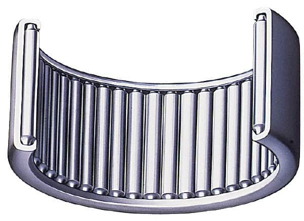 IKO - 1-5/16" Bore Diam, 4,750 Lb. Dynamic Capacity, 1-5/16 x 1-5/8 x 5/8", Caged, Open End, Shell Needle Roller Bearing - 1-5/8" Outside Diam, 5/8" Wide - Americas Industrial Supply