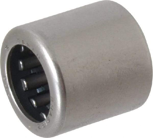 IKO - 1/2" Bore Diam, 2,850 Lb. Dynamic Capacity, 1/2 x 3/4 x 3/4", Caged, Shell Needle Roller Bearing - Heavy Section, 3/4" Outside Diam, 3/4" Wide - Americas Industrial Supply