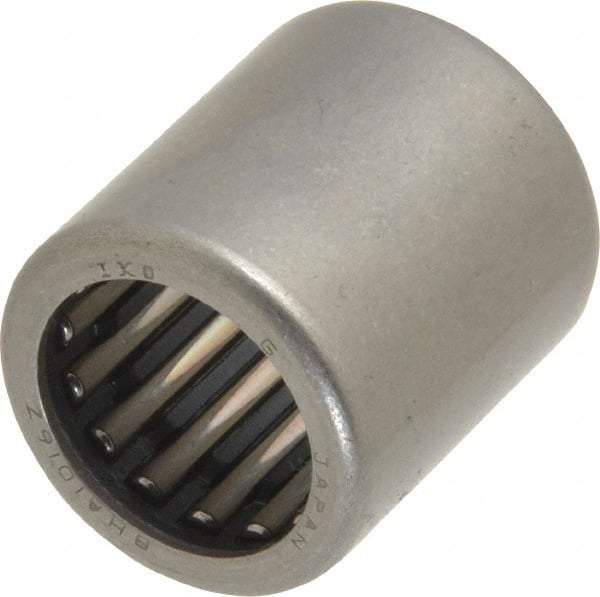 IKO - 5/8" Bore Diam, 4,300 Lb. Dynamic Capacity, 5/8 x 7/8 x 1", Caged, Shell Needle Roller Bearing - Heavy Section, 7/8" Outside Diam, 1" Wide - Americas Industrial Supply