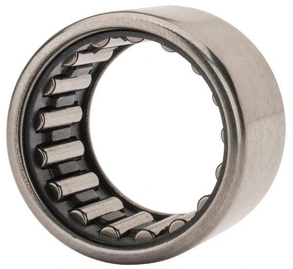 IKO - 11/16" Bore Diam, 2,900 Lb. Dynamic Capacity, 11/16 x 9/16 x 5/8", Caged, Shell Needle Roller Bearing - Heavy Section, 15/16" Outside Diam, 5/8" Wide - Americas Industrial Supply