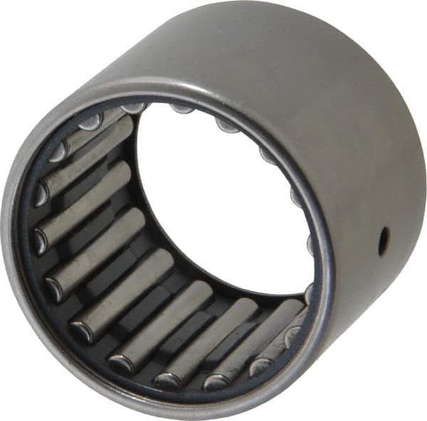 IKO - 1-1/4" Bore Diam, 9,800 Lb. Dynamic Capacity, 1-1/4 x 1-5/8 x 1-1/4", Caged, Shell Needle Roller Bearing - Heavy Section, 1-5/8" Outside Diam, 1-1/4" Wide - Americas Industrial Supply