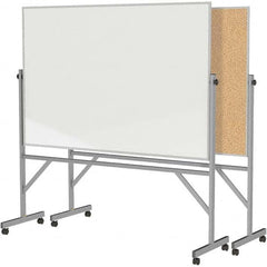 Ghent - Whiteboards & Magnetic Dry Erase Boards Type: Reversible Dry Erase/Corkboard Height (Inch): 78-1/8 - Americas Industrial Supply
