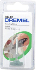 Dremel - 25/32" Head Diam x 1/8" Thickness, Wheel End, Silicon Carbide Mounted Point - Green - Americas Industrial Supply
