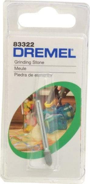 Dremel - 1/8" Head Diam x 11/32" Thickness, Pointed End, Silicon Carbide Mounted Point - Green - Americas Industrial Supply