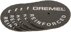 Dremel - 1-1/4" Cutoff Wheel - 0.045" Thick, 1/8" Arbor, Use with Angle Grinders - Americas Industrial Supply