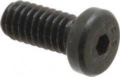Value Collection - #8-32 UNC Hex Socket Drive, Low Socket Cap Screw - Alloy Steel, Black Oxide Finish, Fully Threaded, 3/8" Length Under Head - Americas Industrial Supply