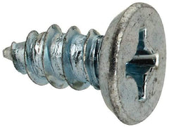 Value Collection - #12 Flat Head Phillips Sheet Metal Screw - Steel, 1/2" OAL, Grade 2 - Americas Industrial Supply