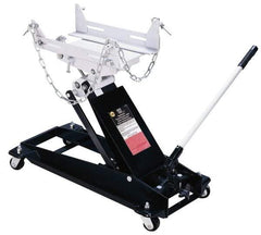Omega Lift Equipment - 1,100 Lb Capacity Transmission Jack - 8-1/2 to 24-3/4" High, 15" Chassis Width x 31-1/8" Chassis Length - Americas Industrial Supply