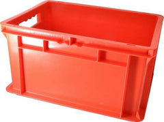 SSI Schaefer - 0.71 Cu Ft, 55 Lb Load Capacity Red Polypropylene Tote Container - Stacking, 15.8" Long x 11.9" Wide x 8.7" High - Americas Industrial Supply