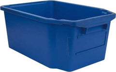 SSI Schaefer - 1.59 Cu Ft, 44 Lb Load Capacity Blue Polypropylene Tote Container - Stacking, Nesting, 23.7" Long x 15.8" Wide x 9.9" High - Americas Industrial Supply