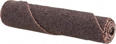 Merit Abrasives - 2" Long x 3/8" Diam, Aluminum Oxide, Full Taper Cartridge Roll - 80 Grit, 1/8" Pilot Hole Diam, Medium Grade - Americas Industrial Supply
