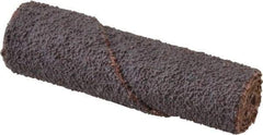 Superior Abrasives - 1/2" Max Roll Diam x 2" OAL, 50 Grit Aluminum Oxide Straight Cartridge Roll - 1/8" Pilot Hole Diam, Coarse Grade, X Weighted Cloth Backing - Americas Industrial Supply