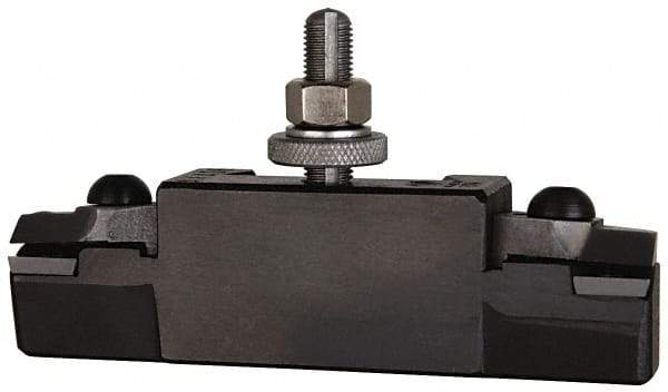 Aloris - Series CXA, #16N Turning & Facing Tool Post Holder for Carbide Triangular Inserts - 13 to 18" Lathe Swing, 2" OAH, 1-3/16" Centerline Height - Exact Industrial Supply