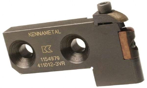 Kennametal - Series V-Bottom Round, Right Hand, 411-VR Toolholder Compatibility, R..V45 Insert Compatibility, Indexable Turning Cartridge - Clamp Holding Method, 38.1mm Max Depth of Cut - Americas Industrial Supply