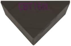 Kennametal - 1/2" Inscribed Circle, Triangle, CBT Chipbreaker for Indexables - 0.13" Effective Width - Americas Industrial Supply