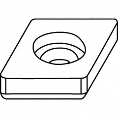 Kennametal - Turning Shim for Indexables - Left Hand, Right Hand Cut - Americas Industrial Supply