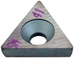 Kennametal - 3.31mm Inscribed Circle, Triangle Turning Shim for Indexables - 1/8" Thick, SM Shim Style, Positive Rake, Left Hand, Neutral, Right Hand Cut - Americas Industrial Supply