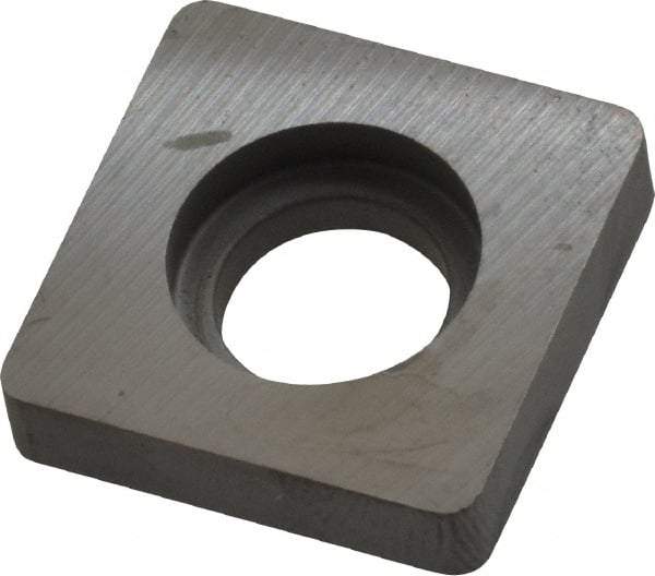 Kennametal - 8.53mm Inscribed Circle, Square Milling & Turning Shim for Indexables - Carbide, 0.188" Thick, SM Shim Style - Americas Industrial Supply