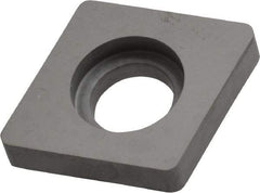 Kennametal - 8.48mm Inscribed Circle, Square Milling & Turning Shim for Indexables - Carbide, 0.188" Thick, SM Shim Style - Americas Industrial Supply