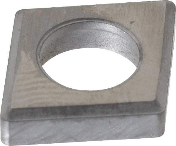 Kennametal - 1/2" Inscribed Circle, Diamond (Shape) Turning Shim for Indexables - Ceramic, 0.13" Thick, ICSN Shim Style, Negative Rake, Left Hand, Right Hand Cut - Americas Industrial Supply