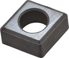 Kennametal - 1/2" Inscribed Circle, Diamond (Shape) Turning Shim for Indexables - Ceramic, 0.255" Thick, ICSN Shim Style, Negative Rake, Left Hand, Right Hand Cut - Americas Industrial Supply