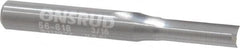 Onsrud - 3/16" Diam, 1/4" Shank Diam, 5/8" Length of Cut, 2 Flute Double Edge Straight Router Bit - 2" Overall Length, Right Hand Cut, Solid Carbide - Americas Industrial Supply