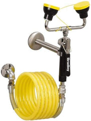 Bradley - Plumbed Drench Hoses Mount: Wall Style: Dual Spray Head - Americas Industrial Supply