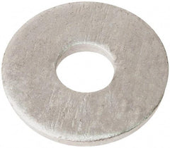 Gibraltar - 1" Screw, Steel Extra Thick Flat Washer - 1-1/16" ID x 3-1/4" OD, 1/4" Thick, Galvanized Finish - Americas Industrial Supply