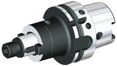 Kennametal - HSK100A Taper Shank 32mm Pilot Diam Shell Mill Holder - 60mm Flange to Nose End Projection, 58mm Nose Diam, DIN Flange Coolant - Exact Industrial Supply