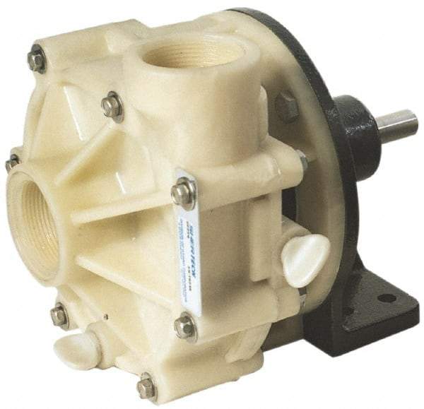 Pentair - 3/4 HP, Corrosion Resistant Pump - 1-1/2 Inlet Size, 1-1/2 Outlet Size, Polypropylene - Americas Industrial Supply